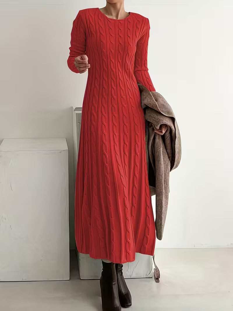 Claire – Luxe Long Knit Maxi Dress