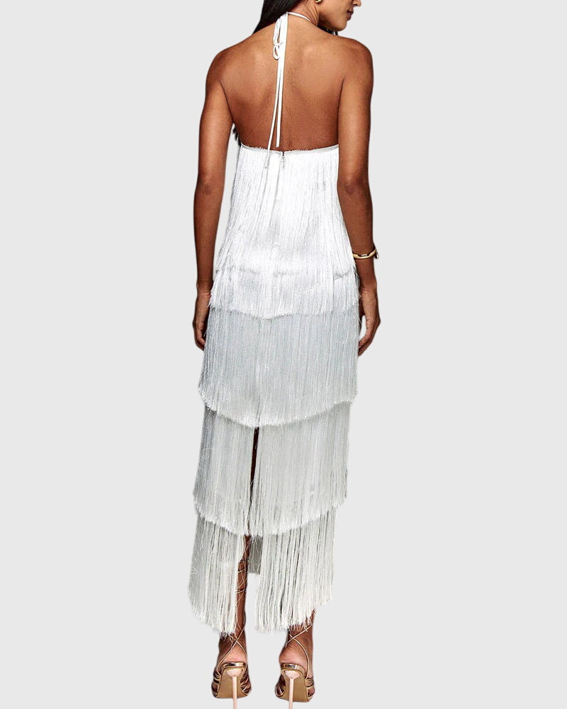 Artiselle Tassel Dress - Elegant Fringe Detail