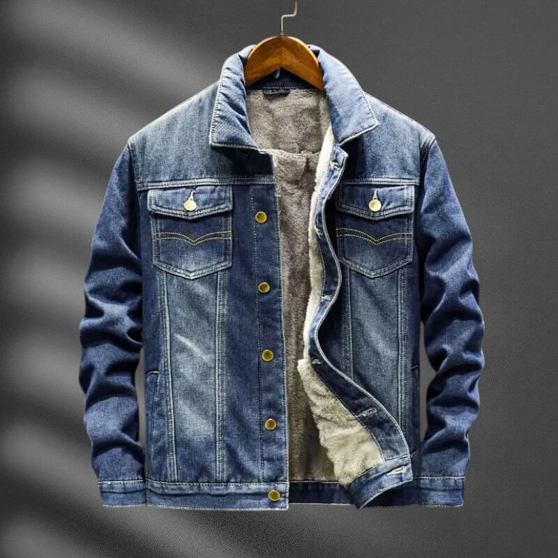 Organic Jean Jacket Grayson - Sustainable Elegance and Exceptional Comfort