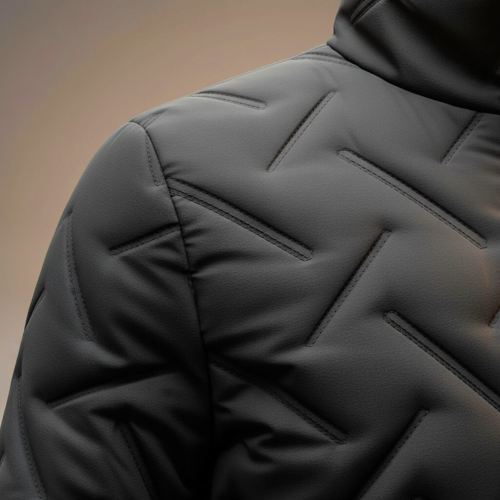 Grant men's quilted down vest for extra warmth and style