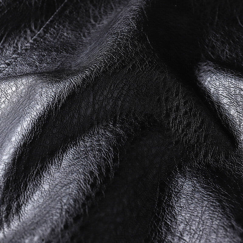 Matteo Verdi very elegant leather jacket for a sophisticated look