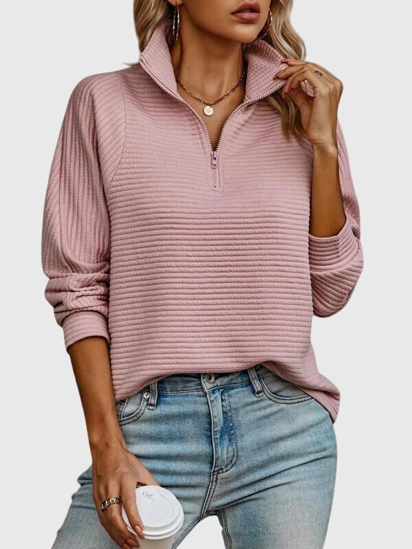 Abigail™ | Chic and Cozy Zippered Sweater for Effortless Style
