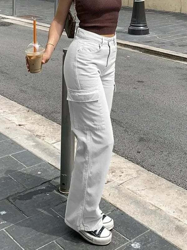 JADWIGA – Women's Adjustable Cargo Pants for a Practical and Versatile Style