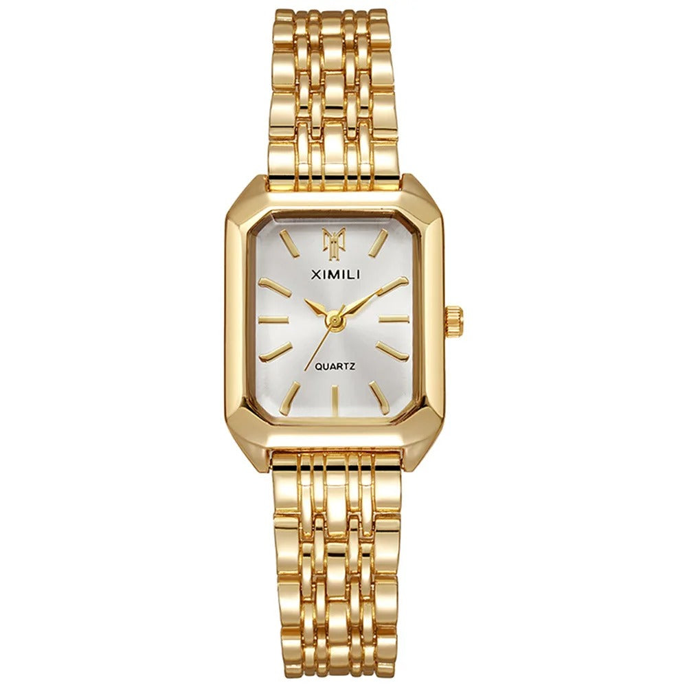 Classic Square Watch in Gold Quartz