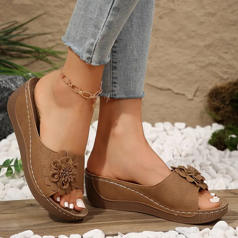 Belle™ - Elegant Floral Orthopedic Sandals for Comfortable Style