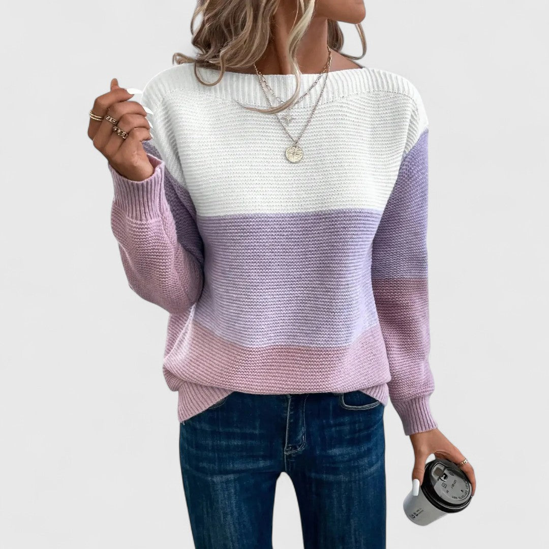 Daphne - Gradient Knit Sweater for a Trendy and Warm Look