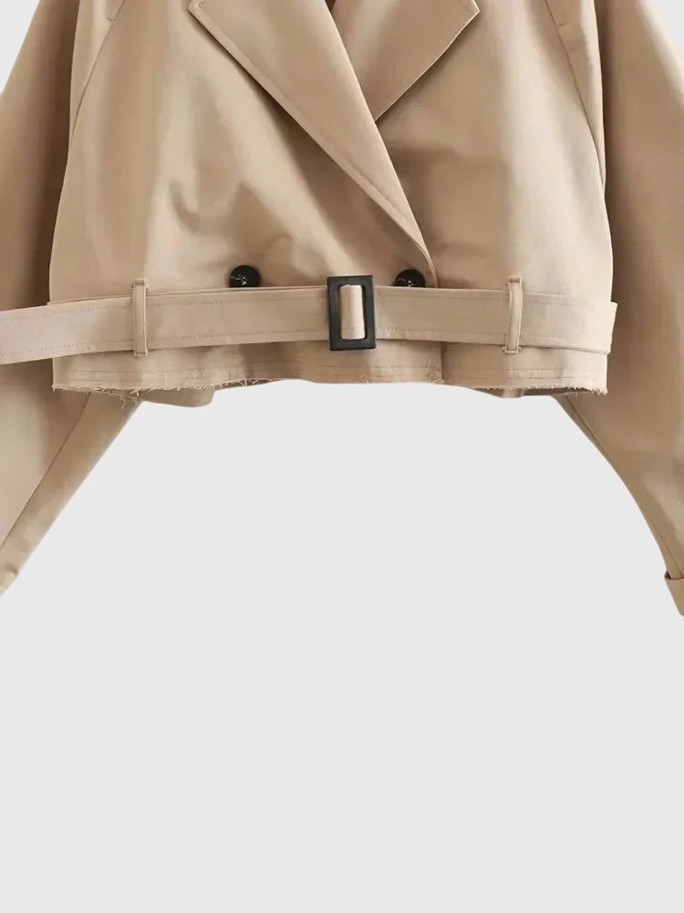Claire | Elegant Cut Trench Coat