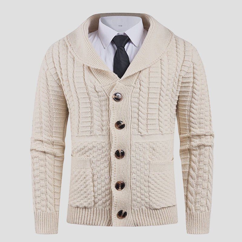 Jackson: Elegant Formal Wool Cardigan