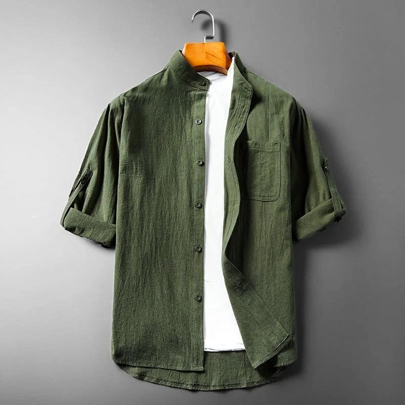 Bay Breeze Linen Shirt, cool and elegant style