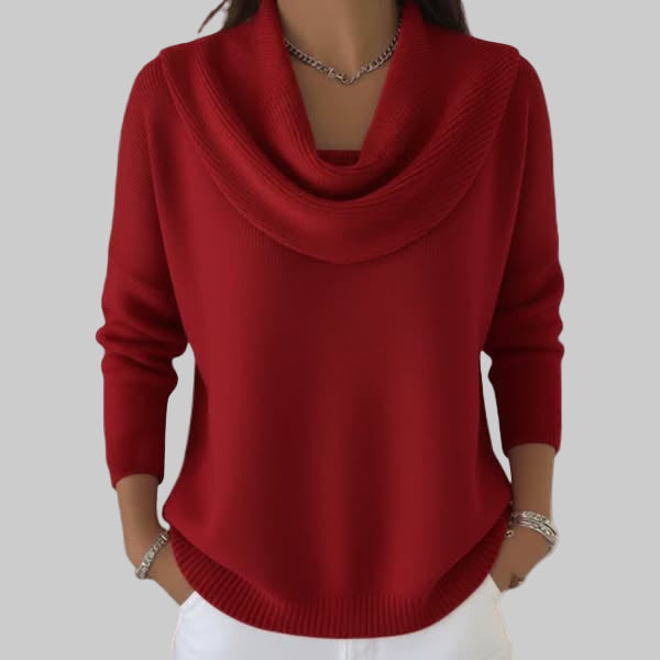 Teresa – Effortless Elegance Pullover with Turtleneck