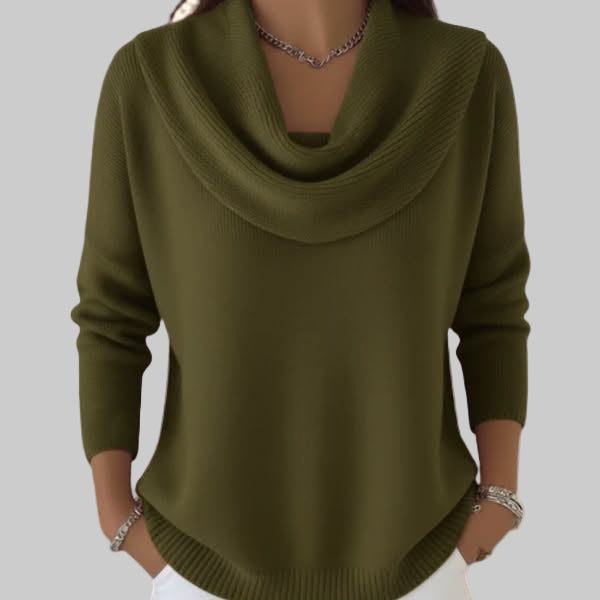 Teresa – Effortless Elegance Pullover with Turtleneck