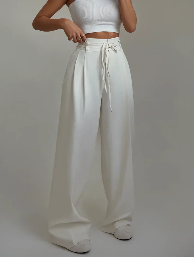 Josephine - High Waist Wide Leg Pants for an Elegant and Comfortable Style