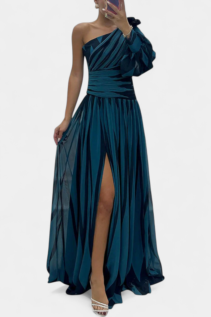 Aubryzah Elegant Maxi Dress — Sophisticated, Flowy Silhouette