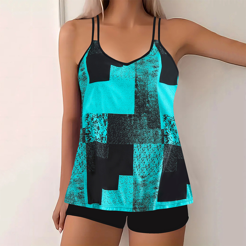 Hallie | Vibrant Printed Two-Piece Swimsuit Set