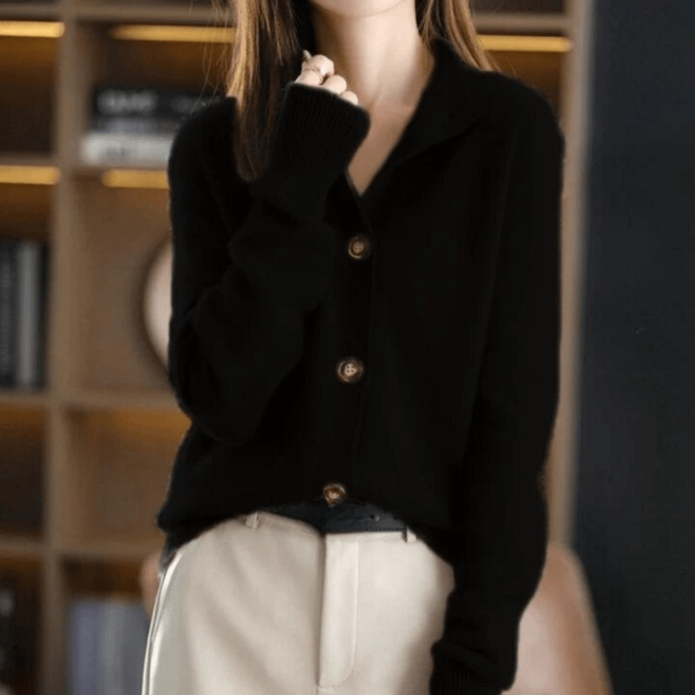 Anny - Elegant Luxury Cashmere Cardigan