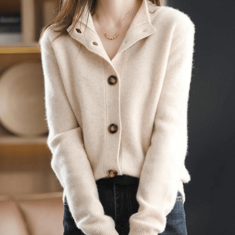 Anny - Elegant Luxury Cashmere Cardigan