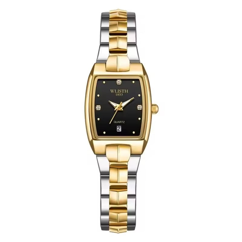 Elegant Square Design Quartz Couple Watch