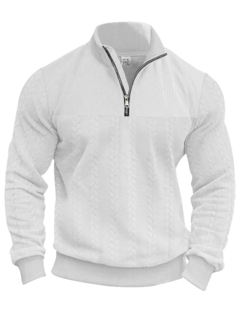 Terrence | Elegant Half-Zip Sweater for a Trendy Look