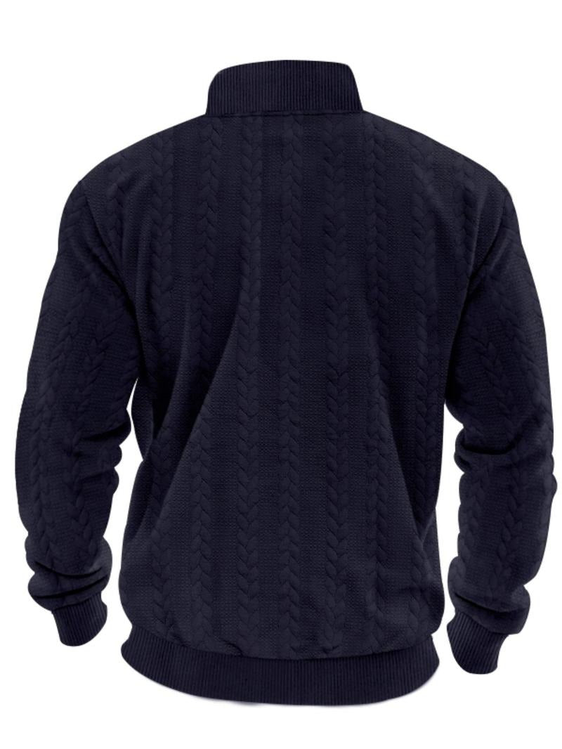 Terrence | Elegant Half-Zip Sweater for a Trendy Look