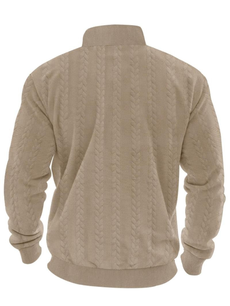 Terrence | Elegant Half-Zip Sweater for a Trendy Look