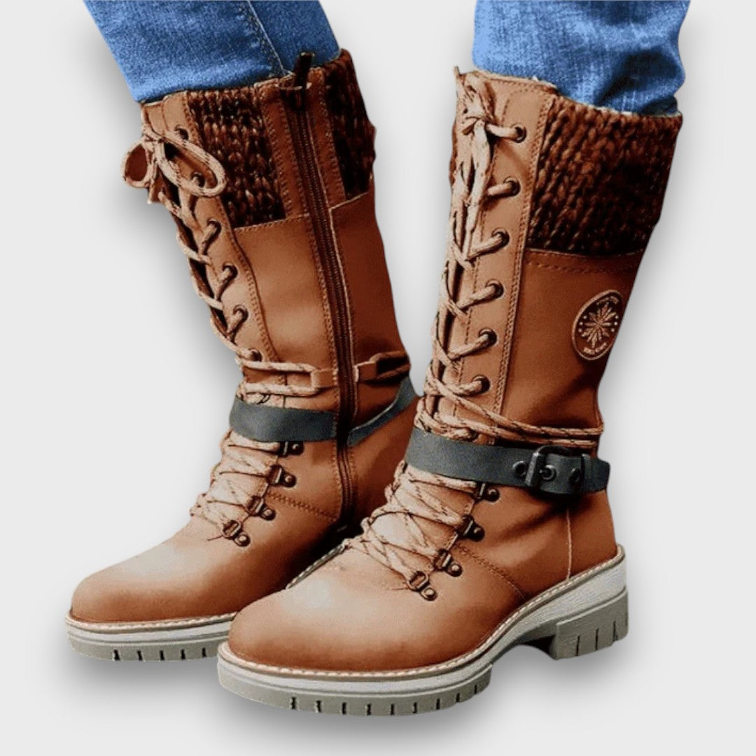 Shantal Lace-Up Boots - Sleek, Everyday Style