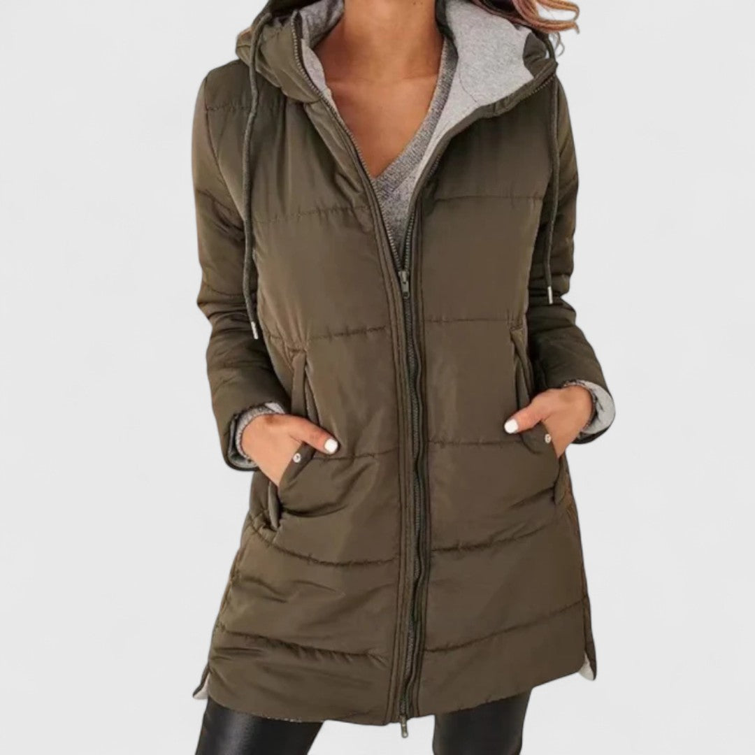 Ainsley - Chic Casual Hooded Jacket for Effortless Style