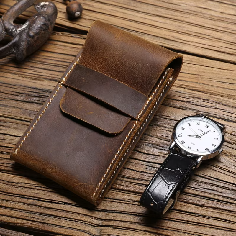Elegant Heritage Leather Watch Box