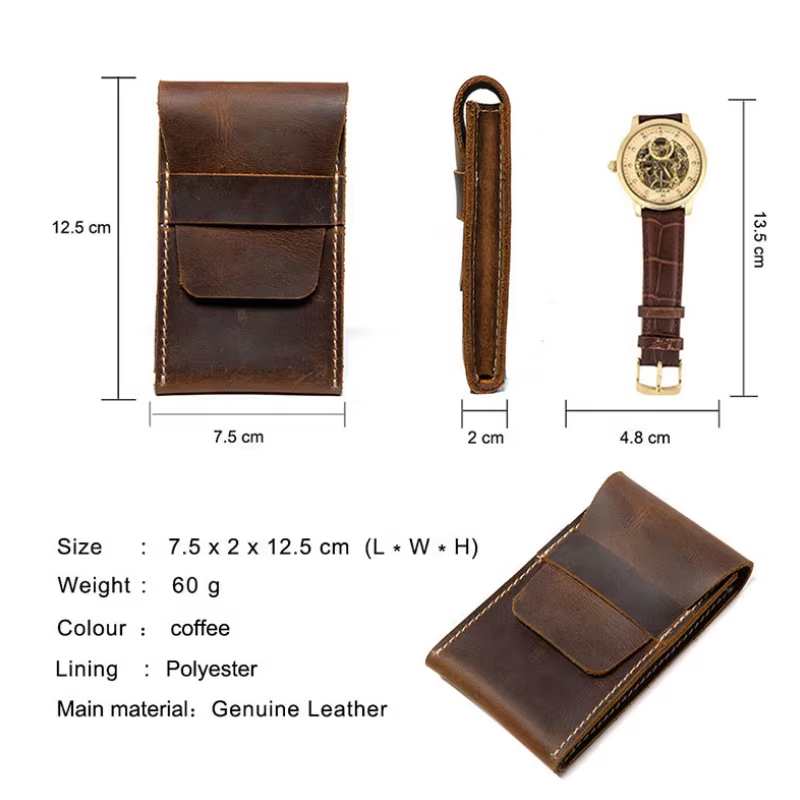 Elegant Heritage Leather Watch Box