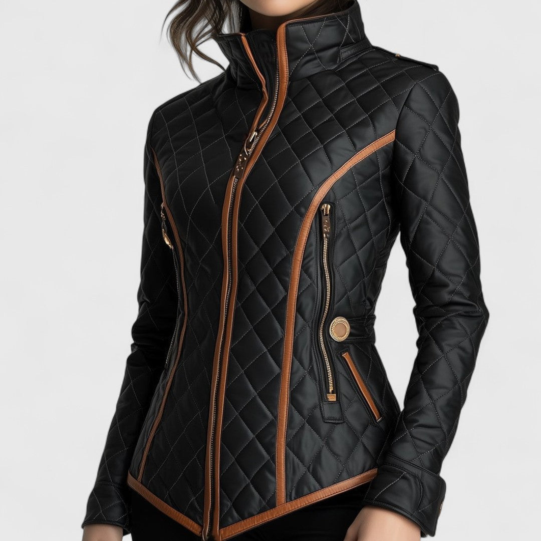 Margot Jacket – Essence of Sophistication with Elegant Quilted Design