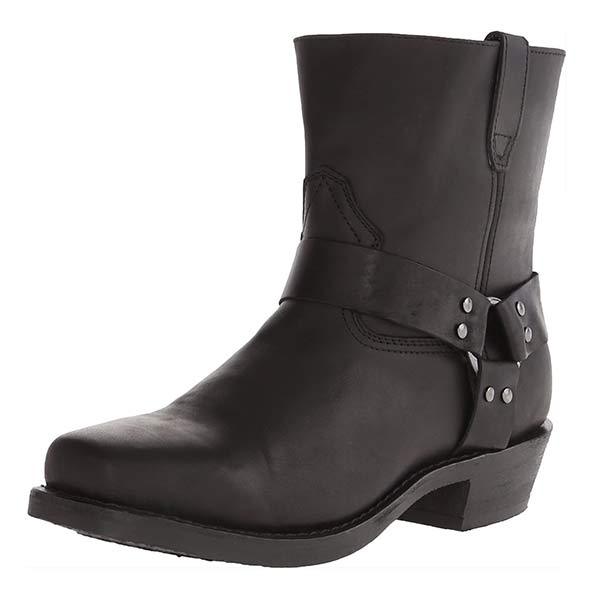 Men's Rivet-Detail Western Cowboy Boots
