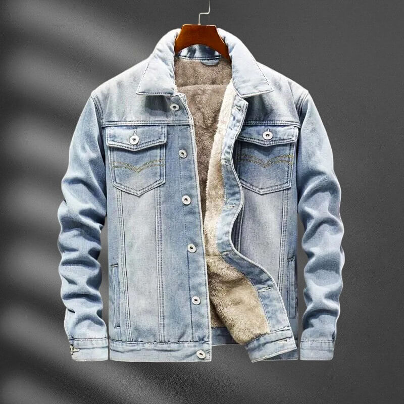 Organic Jean Jacket Grayson - Sustainable Elegance and Exceptional Comfort