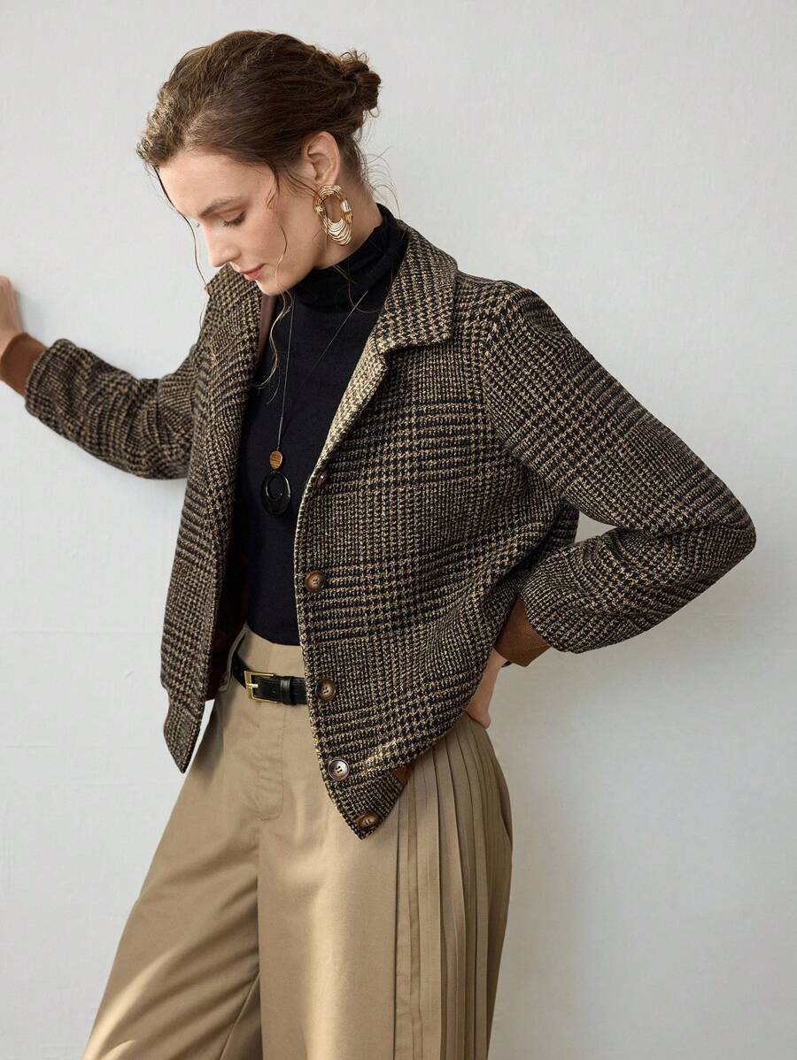 Blythe Cropped Tweed Jacket — Effortlessly Chic