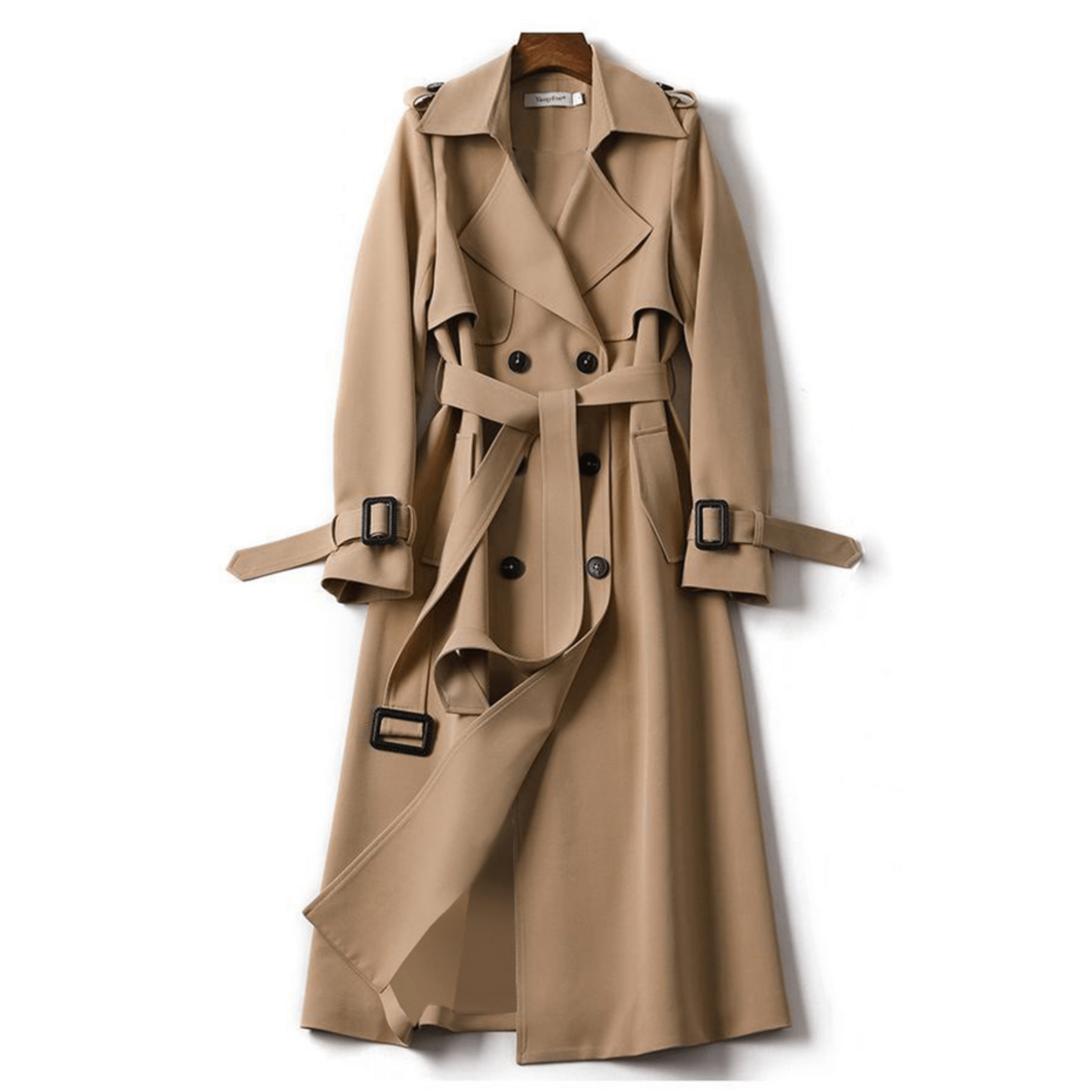 Isla | Elegant Long Trench Coat for Women