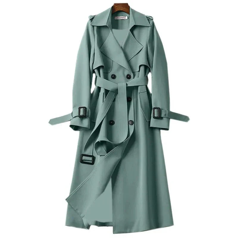 Isla | Elegant Long Trench Coat for Women