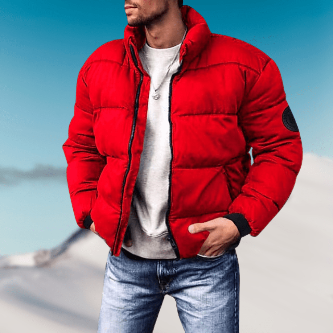 Axel - Men's Warm Puffer Jacket for Frosty Days