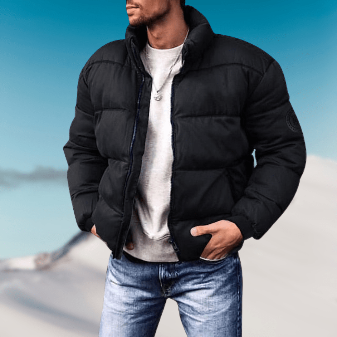 Axel - Men's Warm Puffer Jacket for Frosty Days