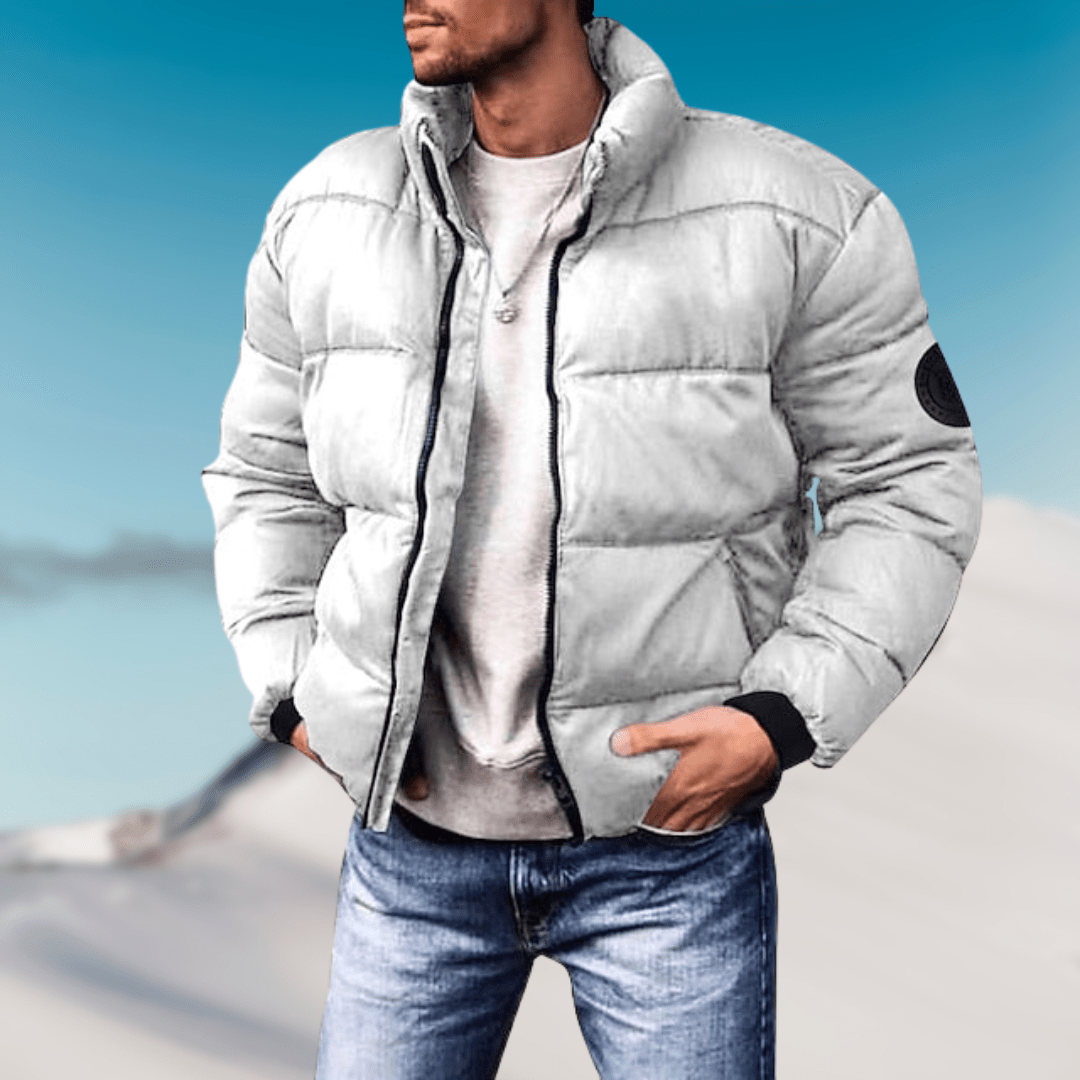 Axel - Men's Warm Puffer Jacket for Frosty Days