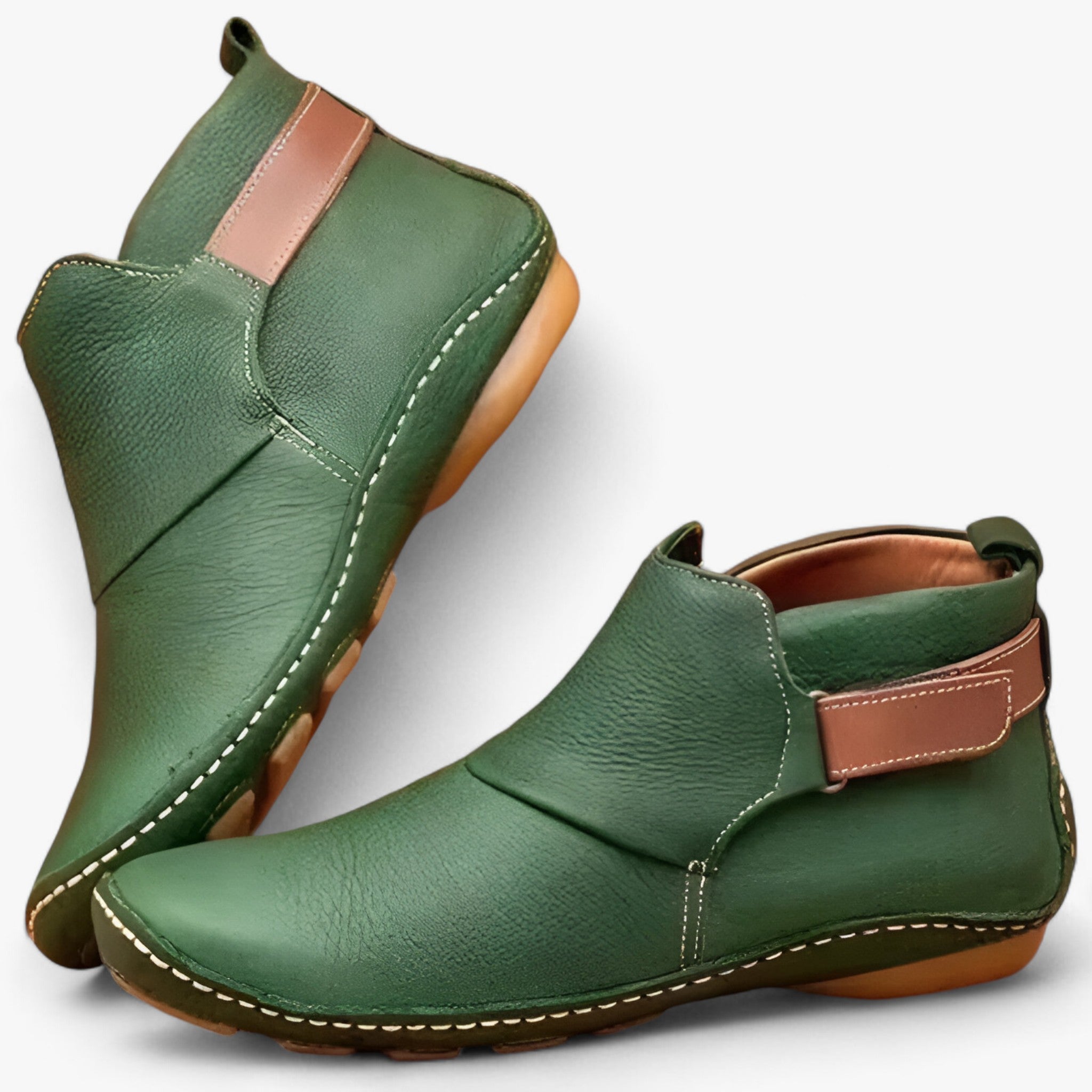 Women's Boho-Chic Slip-On Ankle Boots