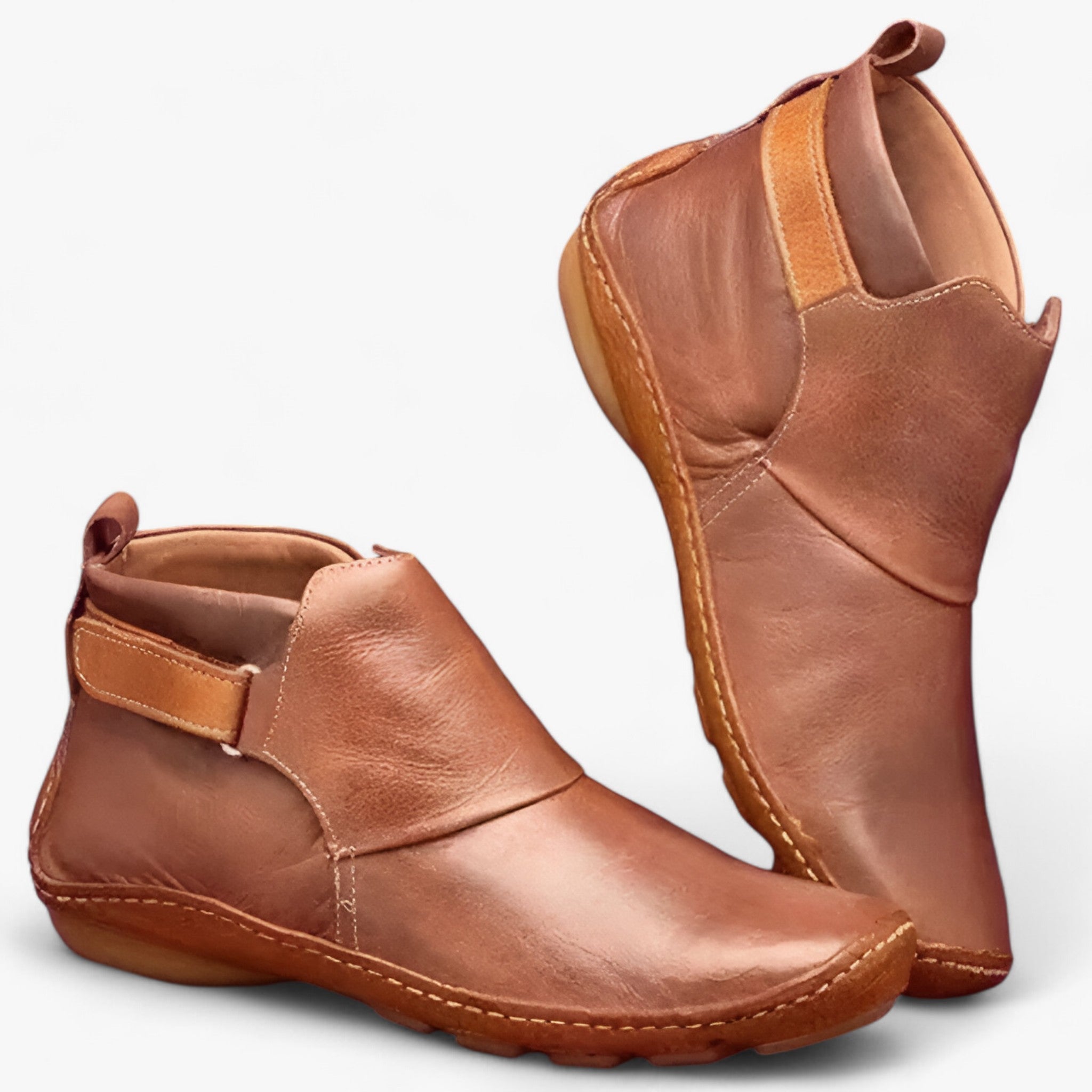 Women's Boho-Chic Slip-On Ankle Boots