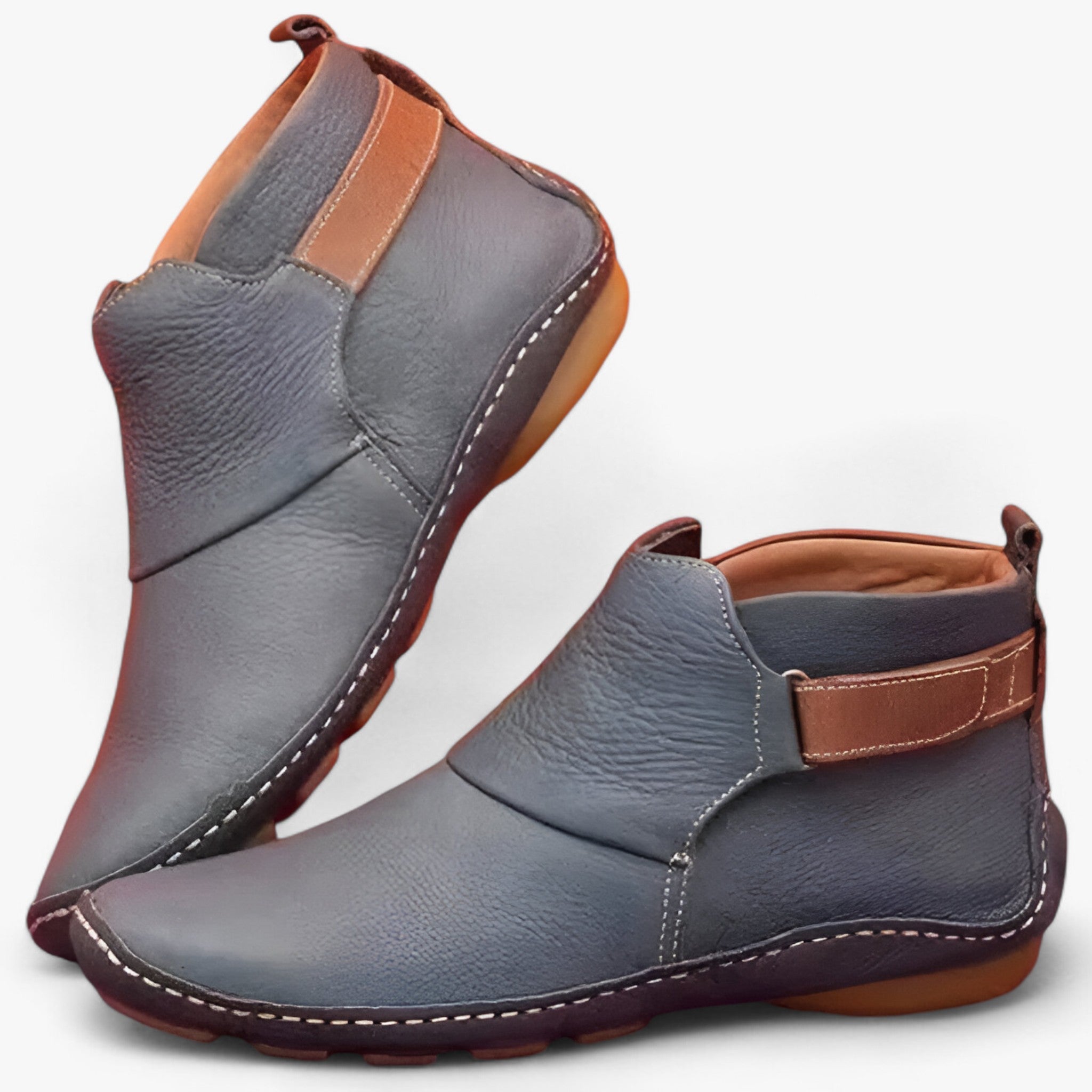 Women's Boho-Chic Slip-On Ankle Boots
