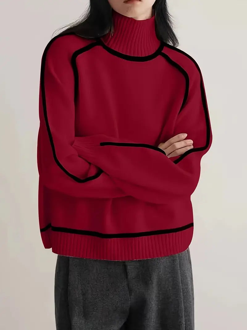 Lilia - Elegant turtleneck sweater for a sophisticated style