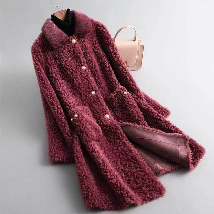 Victoria Couture Luxurious Skull Fur Jacket