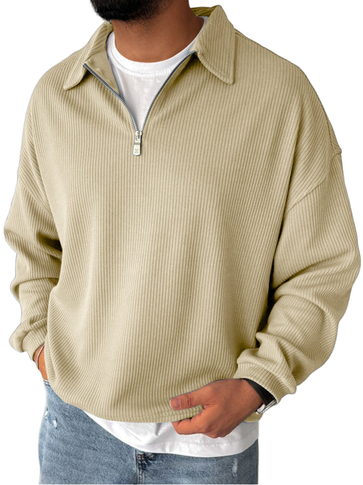 Racel | Long-Sleeve Zip Sweater for Comfort and Style