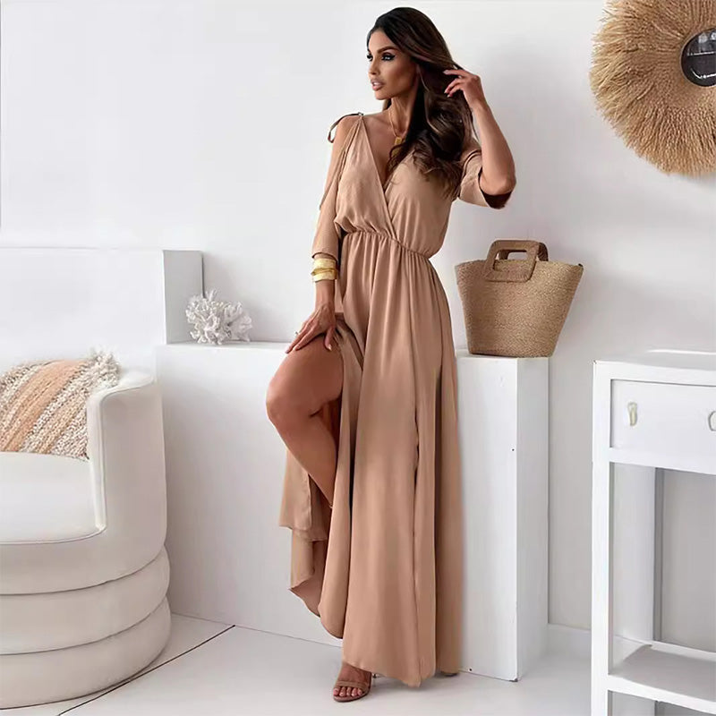 Effortlessly Elegant Dress with a Flattering Side Slit