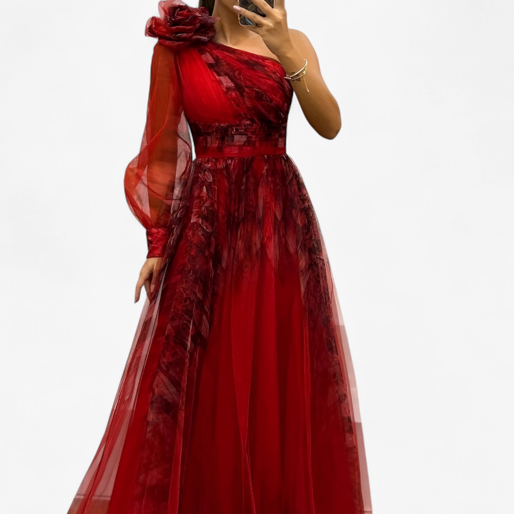 Alma Maxi Dress – Elegant, Unique & Effortlessly Chic Red | Cow Clothing