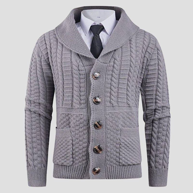 Jackson: Elegant Formal Wool Cardigan