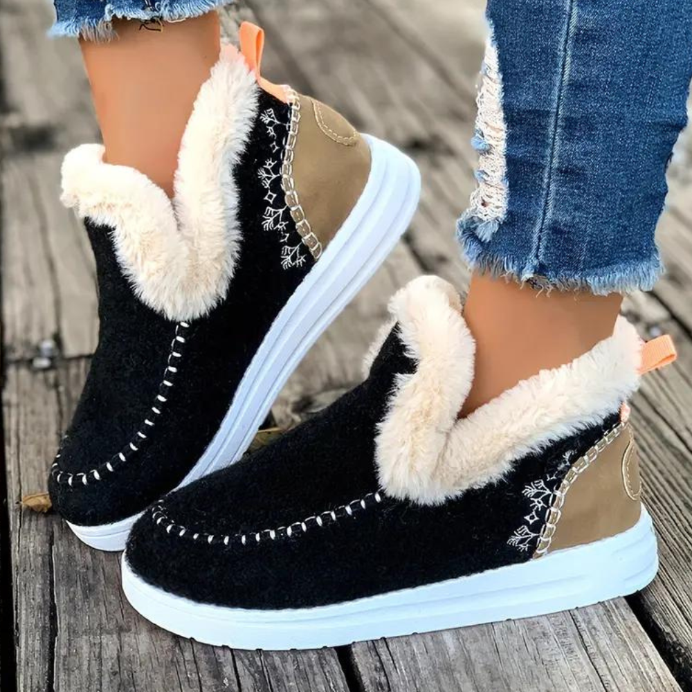 Calliope - Women's Plush Orthopedic Winter Boots for Maximum Comfort