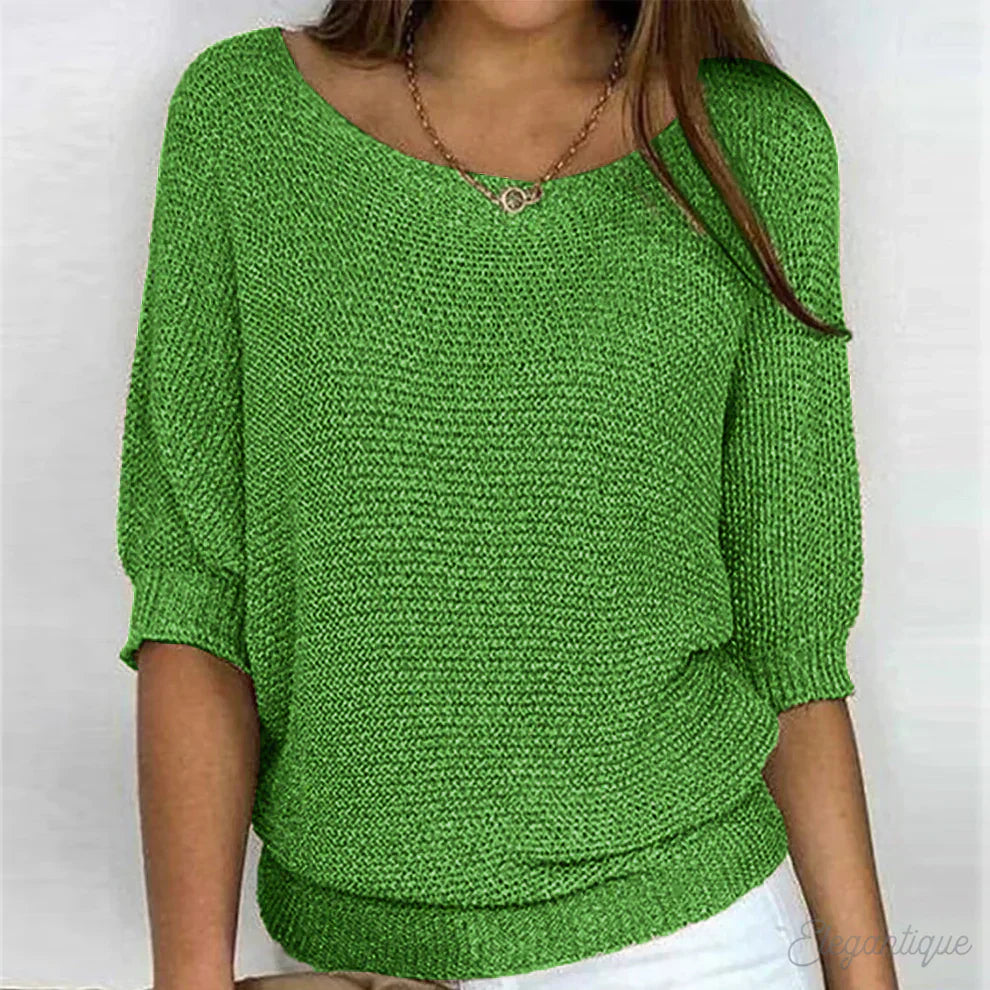 Charlotte - Casual Cozy Knitted Top for Effortless Style