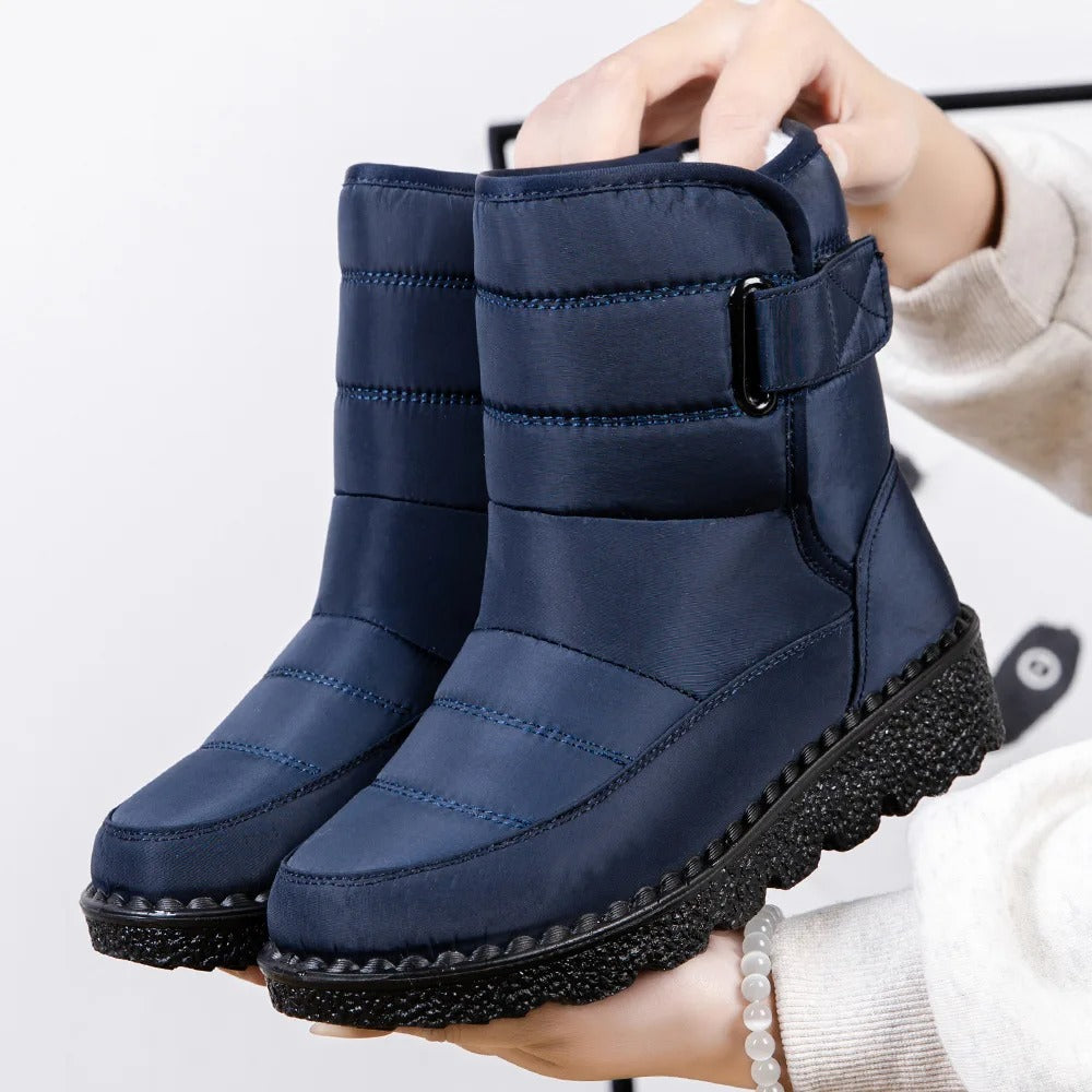 Women's Cozy Padded Snow Boots — Warm, Cushioned Winter Boots