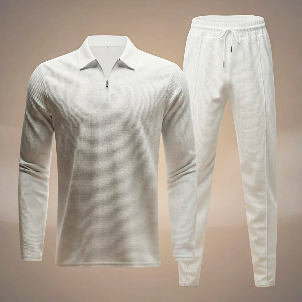 San Diego Waffle Knit Athleisure Set for a Trendy and Comfortable Look